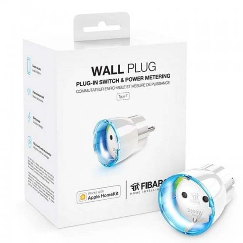 2,4 GHz Wi-Fi беспроводной FIBARO-Apple HomeKit совместимый настенный ЕС вилка домашнее приложение управление максимум 10 А 2300W