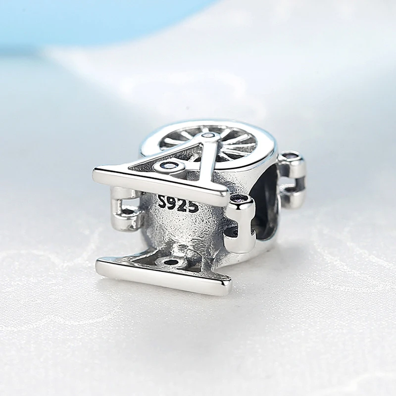 Серебряные бусины 925 пробы красочный кристалл колесо обозрения Шарм Fit Pandora Браслеты ожерелье Женские Diy ювелирные изделия