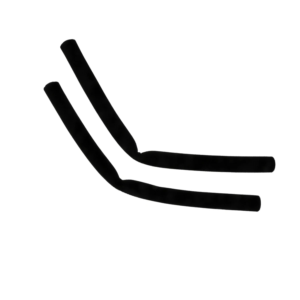 2Pcs Black MTB Bike Bicycle Bufferfly Tube Foam Rubber Handlebar Grips Cover