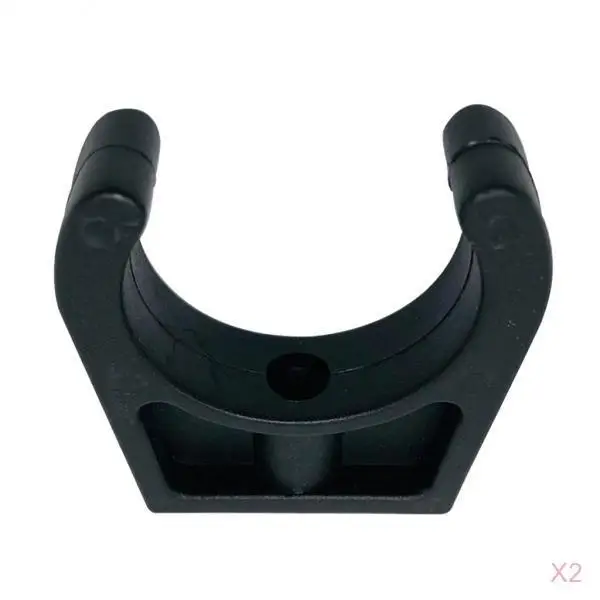 2x Ladder Stowing Storage Clips Clamps for Boat - 1-3/4 inch