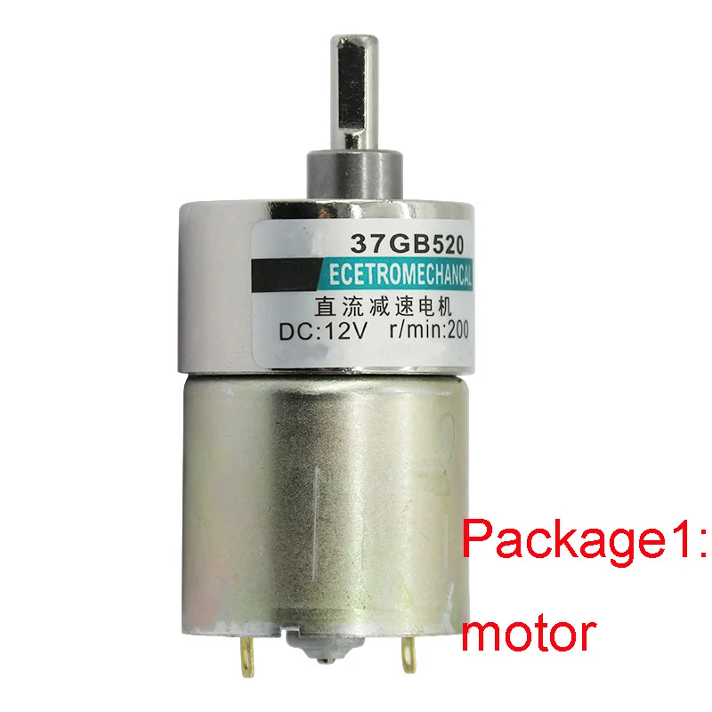 37GB520 микро мотор электрический мотор 12В Щетка 24 волтовый dc-двигатель, напряжение медленно Скорость регулировать Скорость