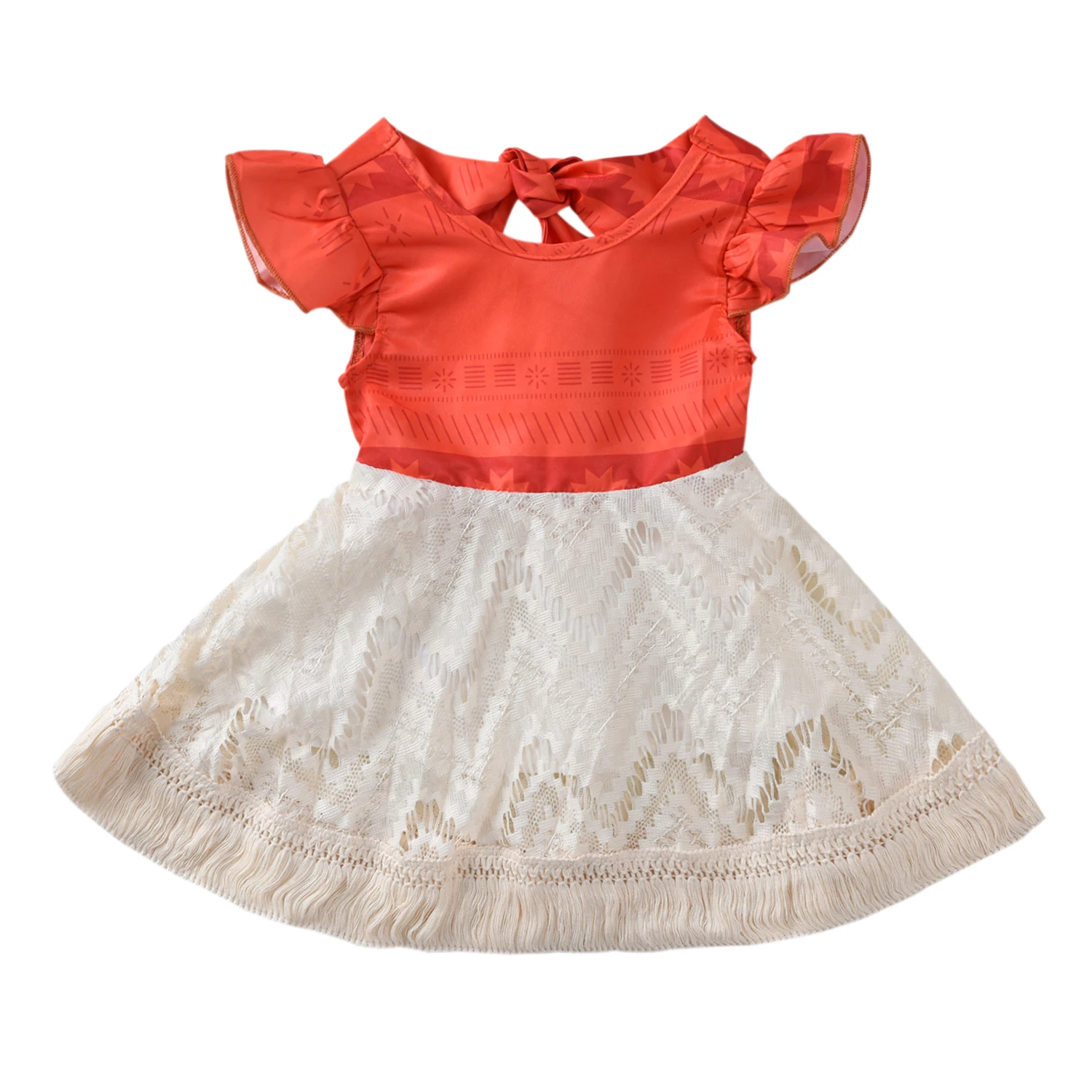 

Emmababy 0-5T Infant Baby Girl Bodysuits Fancy Moana Polynesia Princess Dress Book Week Costume Kids Lace Dresses