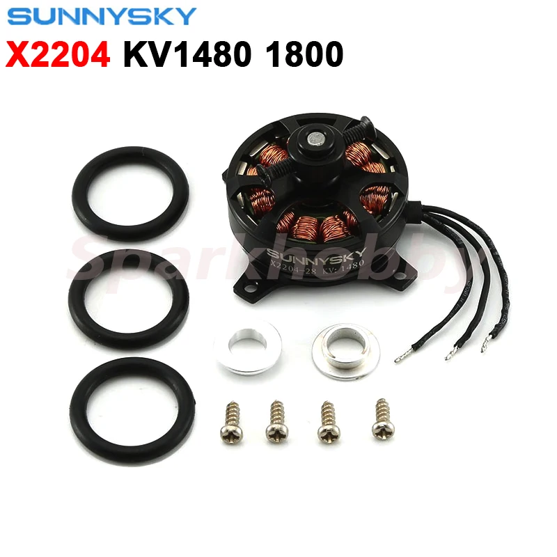 1 шт. оригинальный Sunnysky X2204 KV1480/KV1800 бесщеточный двигатель предназначенный для