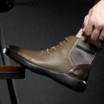 

Elevator Shoes For Men Ankle Boots Men Leather Boots Men Snow Boots Shoes+male Botte Homme Botas Hombre Cuero Erkek Bot Ayakkabi