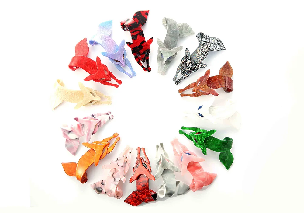 Fant&jack limted brooches for women acrylic Fox pin large brooch pins for clothing