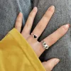 Korean Fashion Crying Heart Ring For Women Girls Trendy Vintage Open Adjustable Ring Special Resizable  Ring Jewelry ► Photo 3/6