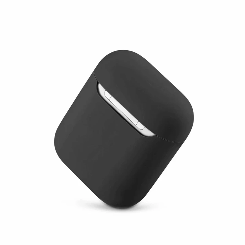 Ультратонкий ноутбук Цвет Мягкая силиконовая гарнитура чехол для AirPods 1/2 зарядка наушников с откидной крышкой - Цвет: 16
