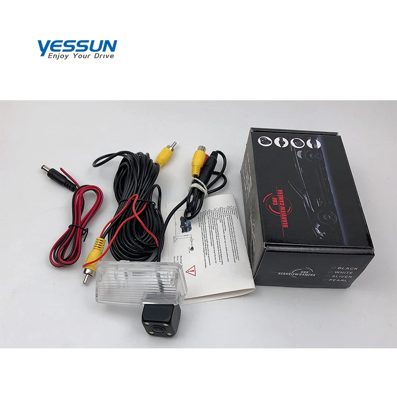 Yessun License plate camera For Toyota Voxy R70 MK2 2007~2013 8m cables Car Rear View camera Parking Assistance - Название цвета: AHD8007fullset