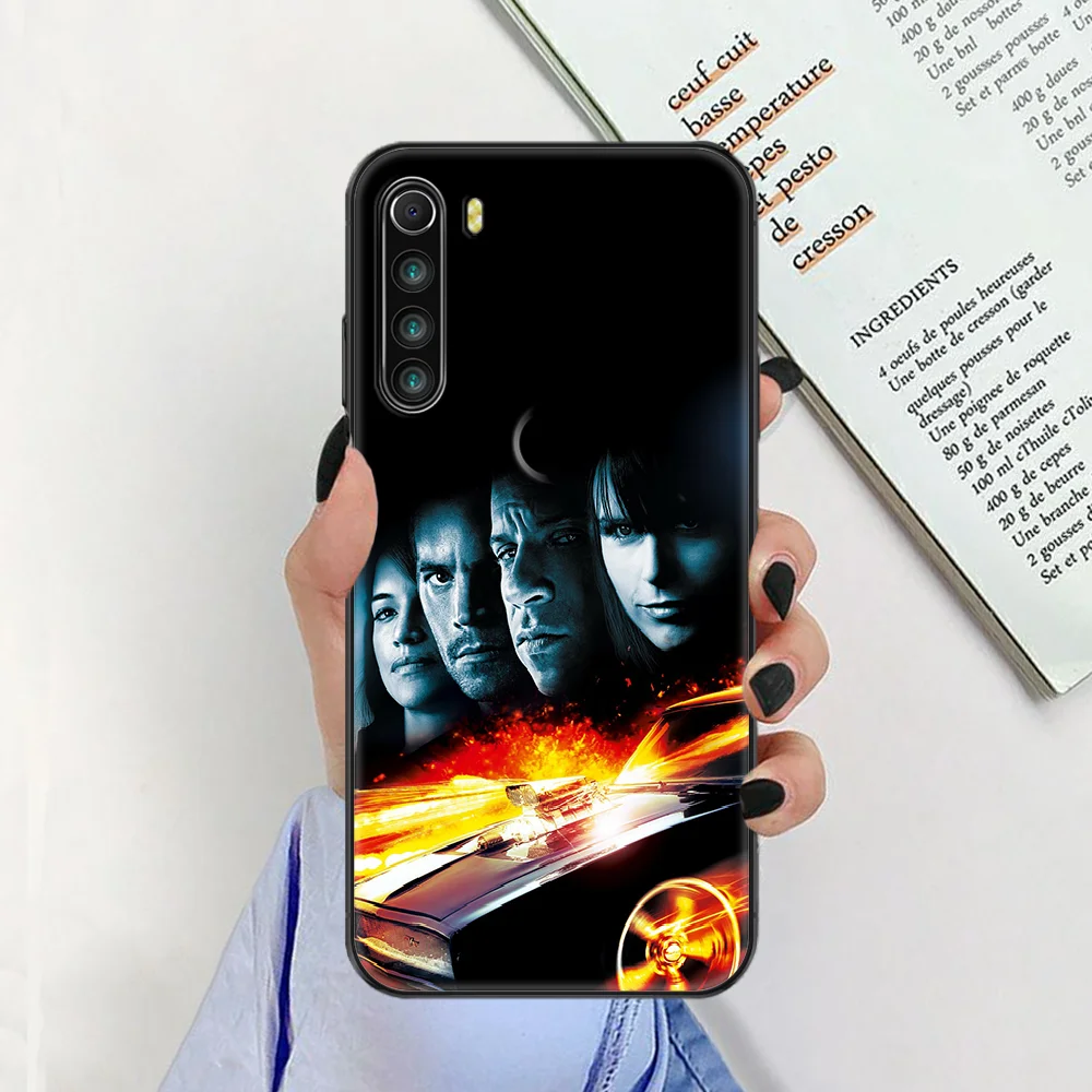 Fast and Furious Moive Phone case For Xiaomi Redmi Note 7 7A 8 8T 9 9A 9S K30 Pro Ultra black painting back silicone bumper cases for xiaomi blue Cases For Xiaomi