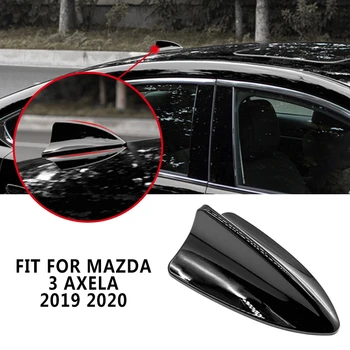 

pcmos ABS Exterior Shark Fin Antenna Cover Radio Trim Fit For 2019 2020 Mazda 3 Axela Exterior Parts Stickers Replacement Parts