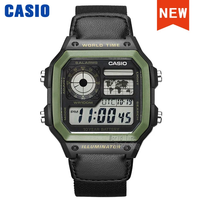 Casio watch men watch luxury LED clocks digital wristwatch Chronograph 200m Waterproof watches quartz sport men watch AE1200WHB1B