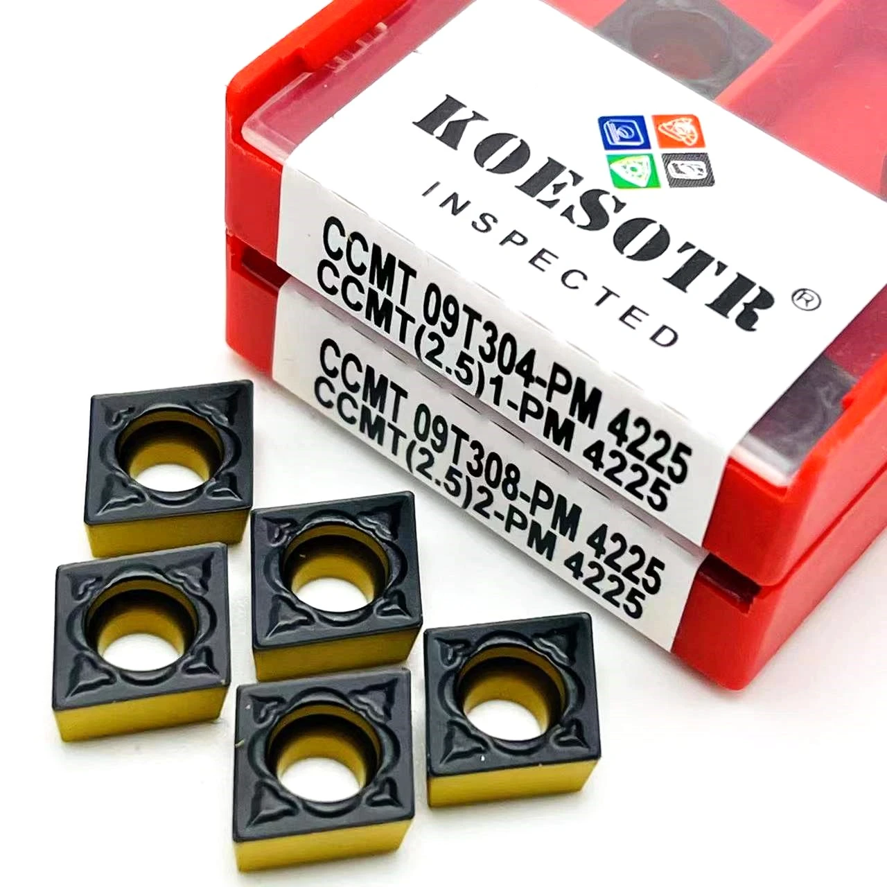Carbide Inserts CCMT09T304 CCMT09T308 PM 4225 Metal Turning Tool Lathe