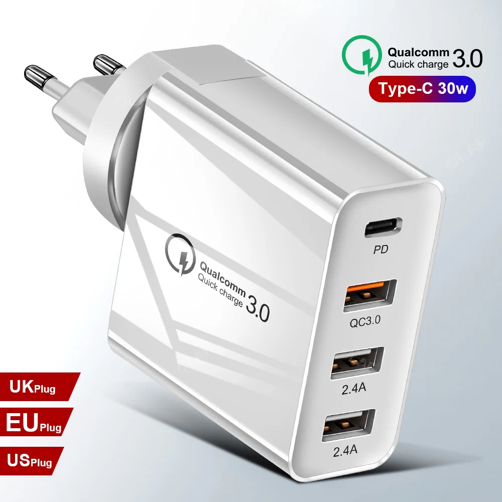 Сетевое зарядное устройство с USB портом и поддержкой быстрой зарядки 48