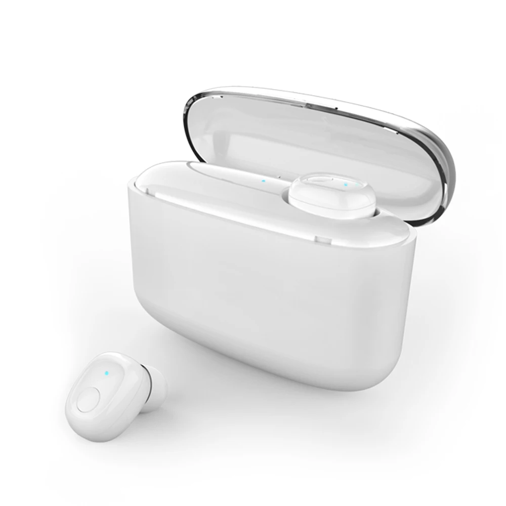G5S, 3500 мА/ч, внешний аккумулятор, наушники, Bluetooth, беспроводные, спортивные, в ухо, TWS, игровая гарнитура, шум, наушники с микрофоном для IPhone, Xiaomi - Цвет: Single ear white