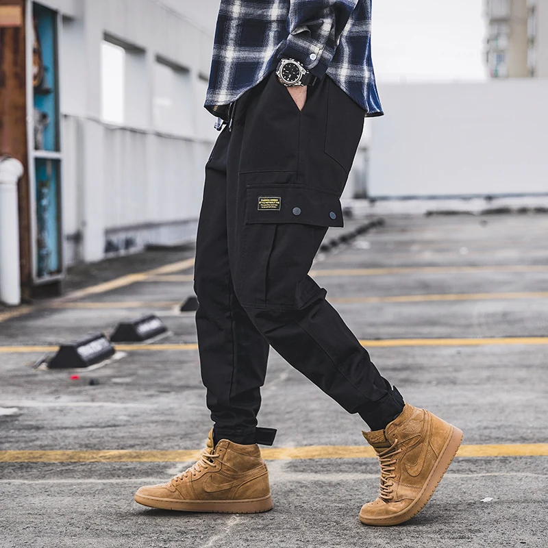  Men's Army Cotton Trousers Hip Hop jogging Autumn Winter Casual Pants Multi-pocket High quality Fas