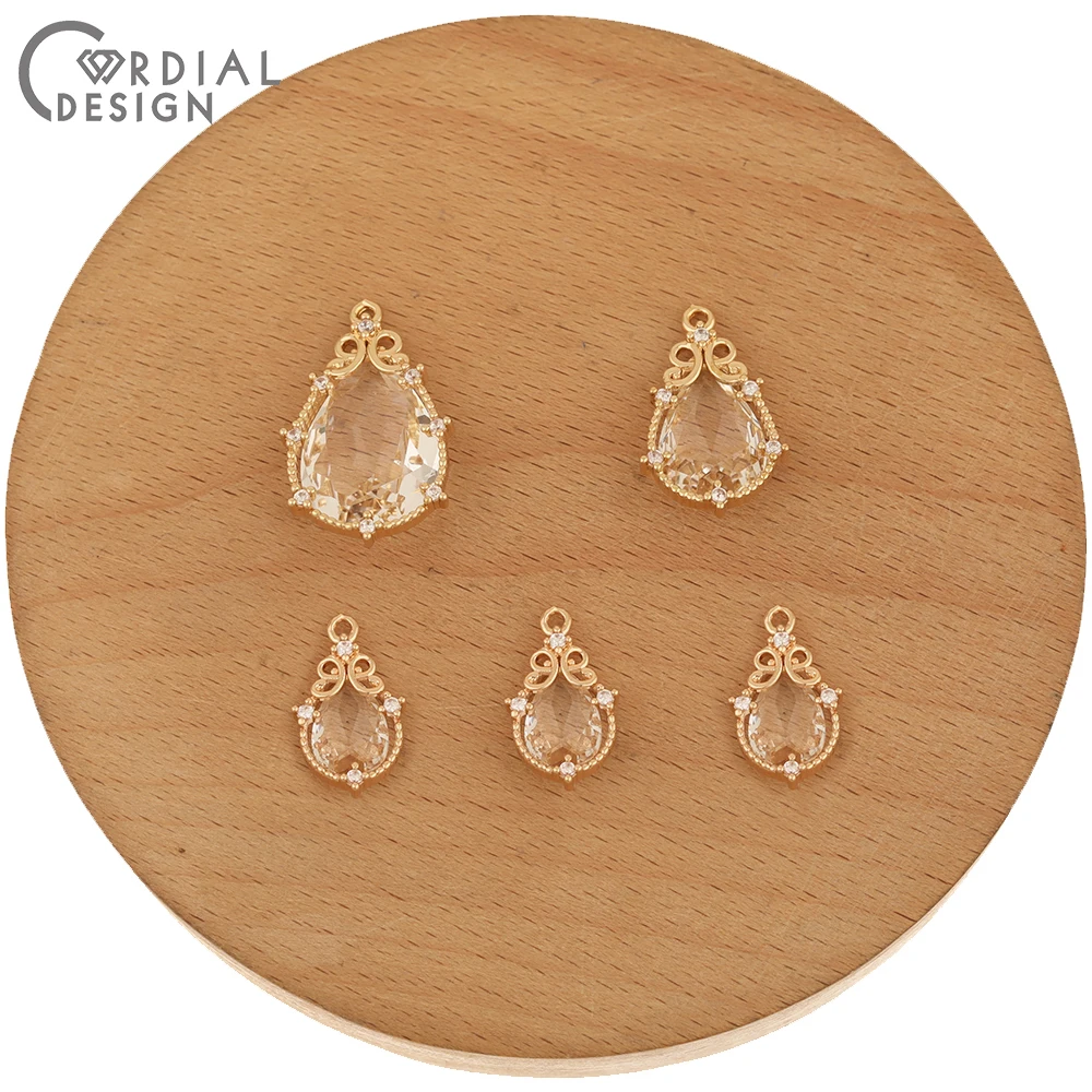 Cordial Design 50Pcs DIY Making/Crystal Pendant/Hand Made/Jewelry Accessories/Drop Shape/Charms/Jewelry Findings & Components 1 Cordial Design 50Pcs DIY Making/Crystal Pendant/Hand Made/Jewelry Accessories/Drop Shape/Charms/Jewelry Findings & Components - cordial
