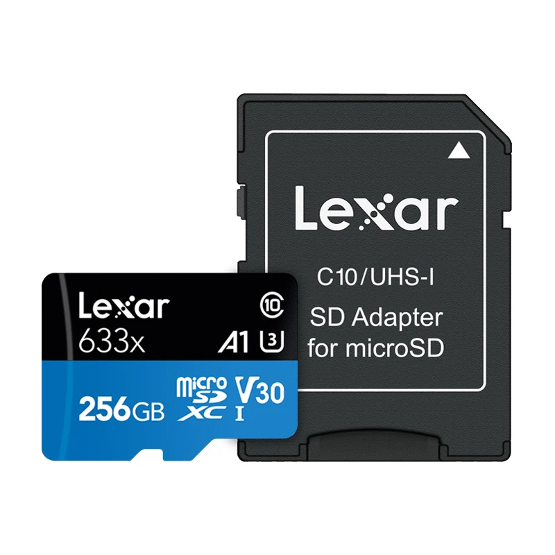 Карта памяти Lexar 32 ГБ 64 карта MicroSD SDHC/SDXC 128 256 512 класс 10 до 95 МБ/с./с для чтения