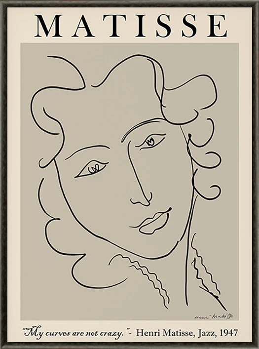 Machtig minimum heroïsch Henri Matisse Print, Een Lijn Tekening, Matisse Poster, Een Lijn Art,  Matisse Wall Art, matisse Poster, Vrouwelijke Lijn Art, Abstract|Schilderij  & Schoonschrift| - AliExpress