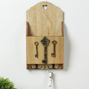 

Hooks decorative wood shelf "Keys" 30 х16х5 8 cm 3695059