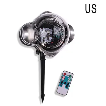 

Snowflake Projector Light LED Christmas Halloween Projection Light Holiday Lawn Garden Projection Light Remote Control