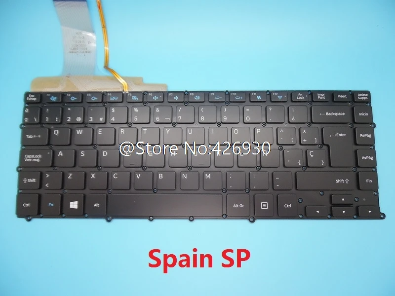 Клавиатура для ноутбука Samsung NP900X4B NP900X4C NP900X4D Swiss SW Belgium BE France FR Kingdom UK Portugal PO PT Turkey TR с