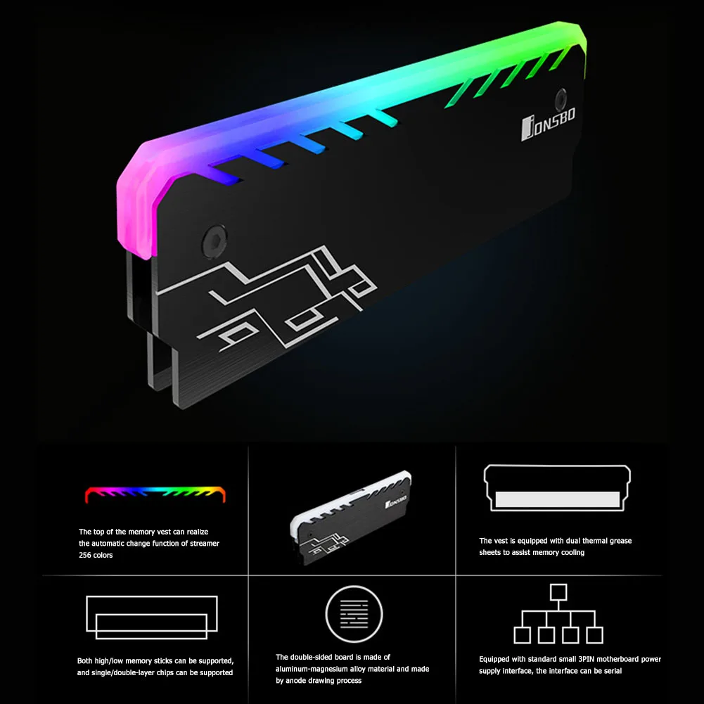 Ddr4 Ram Cover Heatsink Ram Rgb Neo Forza 16GB Desktop Ram Price