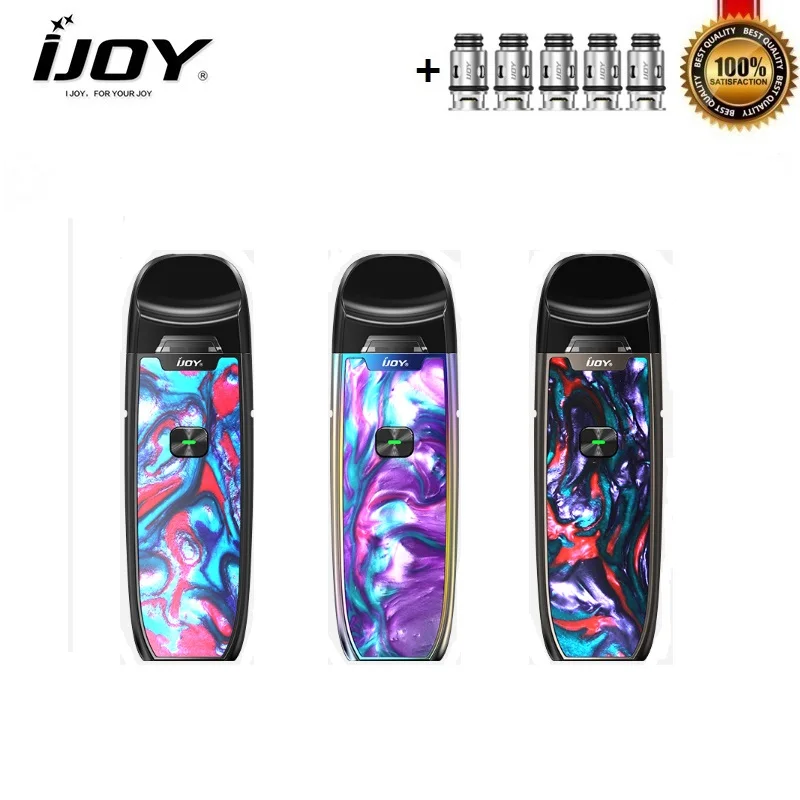 

Original IJOY AI EVO Pod Starter Kit 1100mAh Battery 20W with 2.8ml Cartridge Pod System Vape Pen Vaporizer Vs Minifit Zero Kits