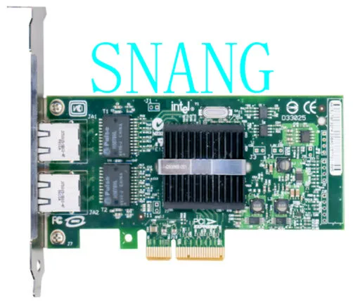

Used FOR Usado intel gigabit porta dupla adaptador de placa de rede lan cartão pcie nic expi9402pt 82571 0x3959, dell d33682,