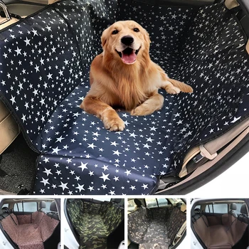 

Dog Car Seat Cover Oxford Cloth Car Travel Pet Dog Carrier Car Bench Seat Cover Waterproof Pet Hammock Mat Cushion
