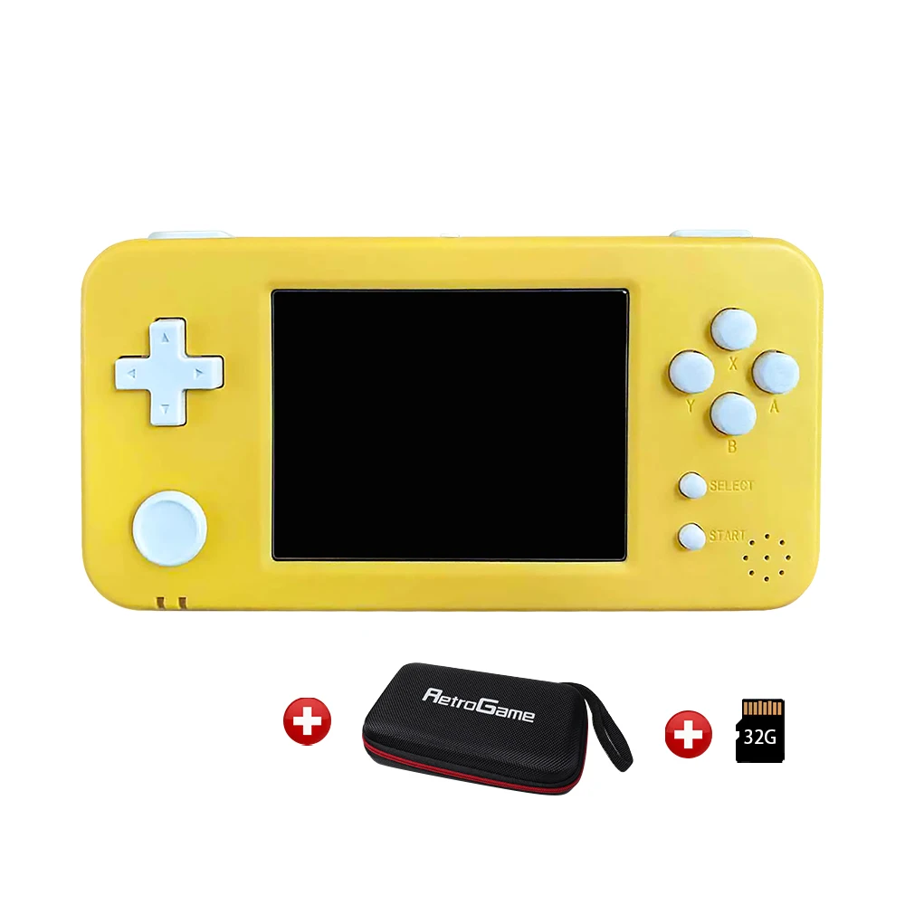 GKD 350H - GameKiddy RG350 H IPS Retro Games Video Game Console PS1 game 3.5inch Portable Games RG350H