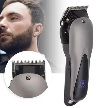 

SHINON LED Adjustable Hair Clipper Trimmer Haircut Machine Electric Barber Hair Cutter Hair Cutting Machine Tondeuse Cheveux