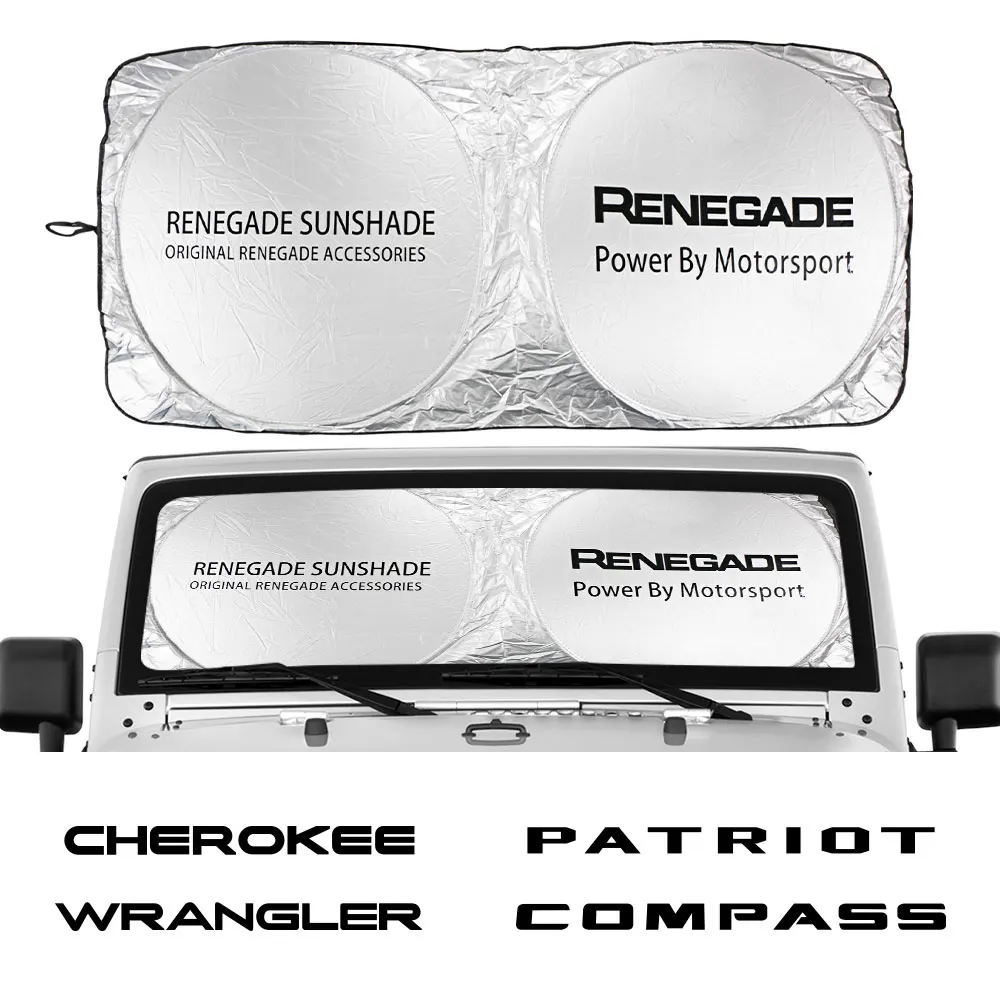 Cubierta de parasol para Jeep Renegade Patriot Wrangler Cherokee Compass TrailHawk Rubicon Commander Liberty, accesorios