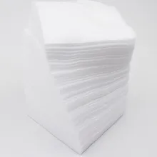 Biomaser 500 шт. мягкие хлопковые подушечки для ухода за кожей, очищающие салфетки для снятия макияжа, лаковые подушечки для дизайна ногтей, 2 различных текстурированных поверхности