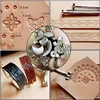 MIUSIE 60 PCS Practical Leather Craft Sewing Punch Tool Kit Cutter Carving Working Stitching Leathercraft Tool Set For Beginner ► Photo 2/6