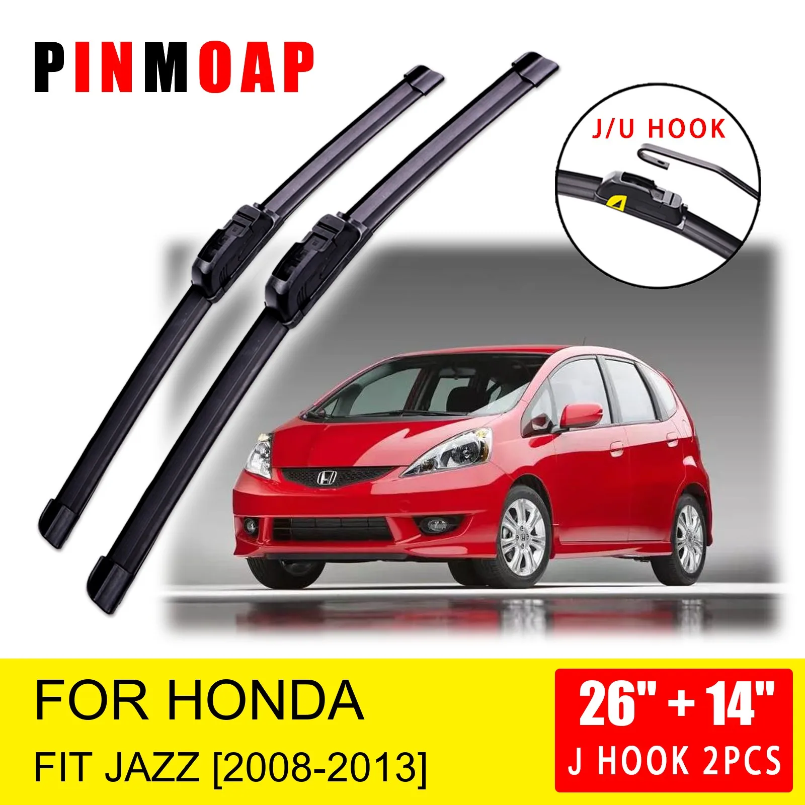 

Щетки стеклоочистителя для Honda Fit Jazz 2008 2009 2010 2011 2012 2013