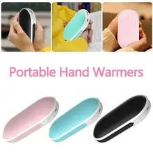 Портативные обогреватели для рук Mini USB power Bank аккумуляторные грелки для рук двухсторонний быстрый нагрев Безопасный в использовании для холодной зимы