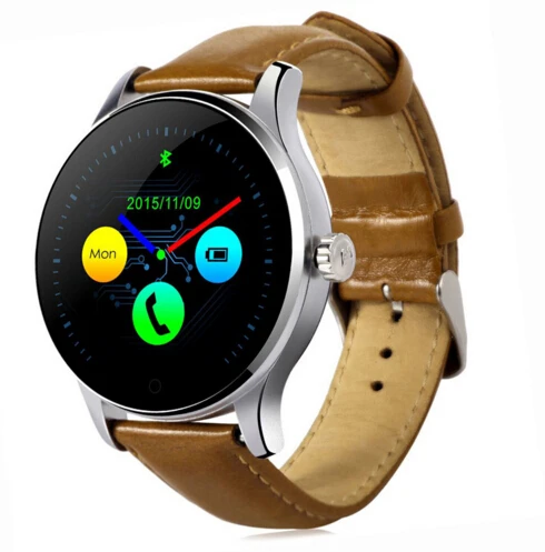 IAXSEE K88H Смарт часы Bluetooth Dail вызов сообщение Smartwatch телефон монитор сердечного ритма наручные часы для Android IOS Xiaomi huawei - Цвет: Серебристый