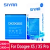 SIYAA Origina Battery For Doogee X5 Batteries High Capacity 2400mAh Voltage 3.7V Replacement Li-ion Battery High Quality ► Photo 1/6