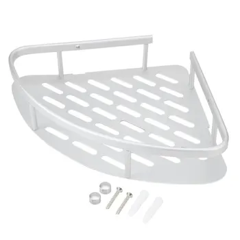 

1 pcs Aluminum Shower Wall Mount Corner Shelf Holder Bathroom Storage Organizer Kit Set Worldwide Store