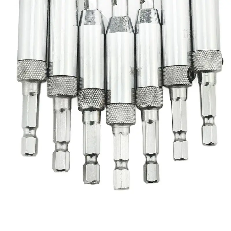 4pcs/set Center Drill Bit Doors Self Centering Hinge Tapper Core Drill Bit Set Hole Puncher Woodworking Tools 5/64"-11/64" 72XD