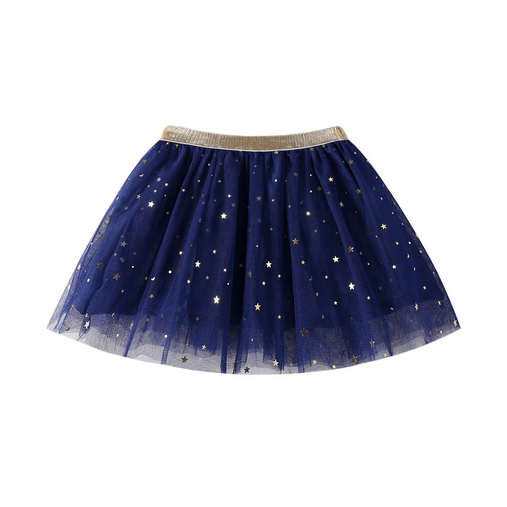 Kids Baby Star Glitter Dance For Layers Toddler 3 Girl 3-7T Skirt Skirt Tutu Children Sequin Tulle Chiffon Pettiskirt 1D13