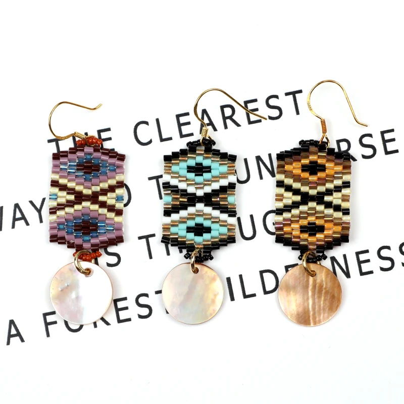 

FAIRYWOO Geometric rhomb Irregular shape great momentum Earring