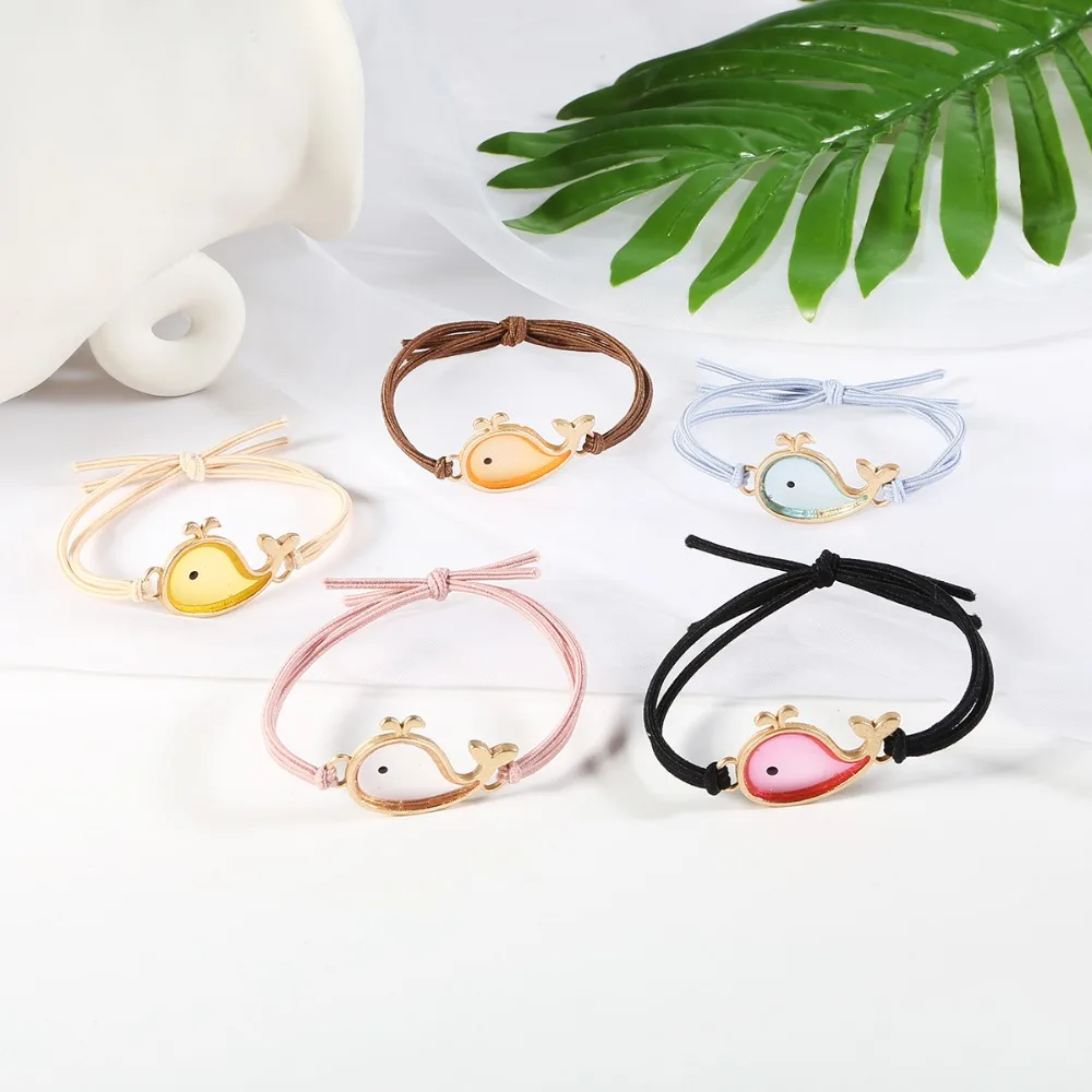 New-Design-Nylon-Elastic-Hair-Band-Dolphin-Headwear-For-Girls-and-Women-Hair-Accessories