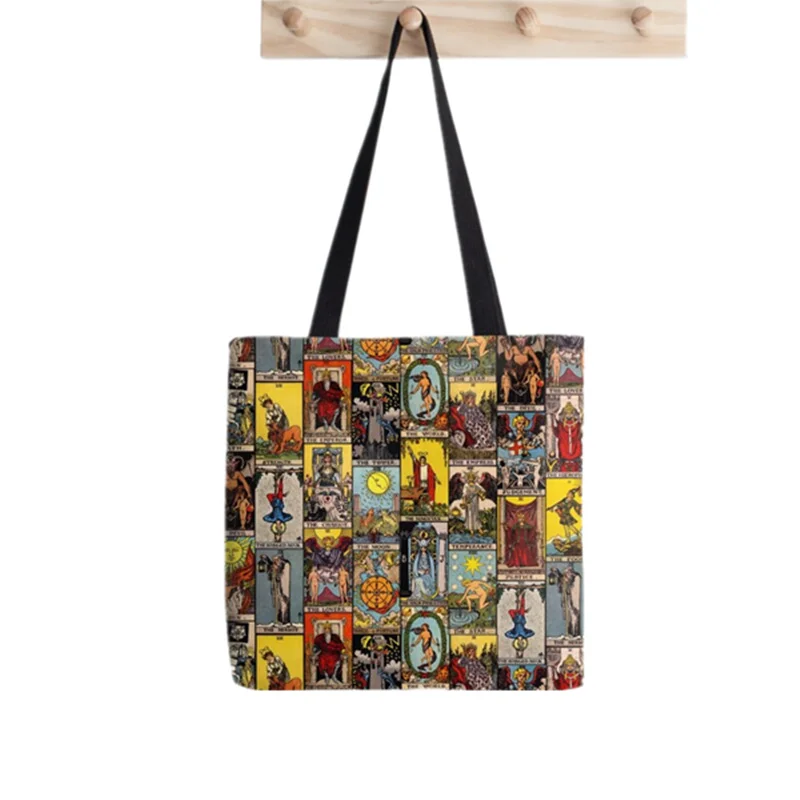 2021 Shopper Retro movie Tote Bag Printed Tote Bag women Harajuku shopper handbag girl Shoulder shopping bag Lady Canvas Bag