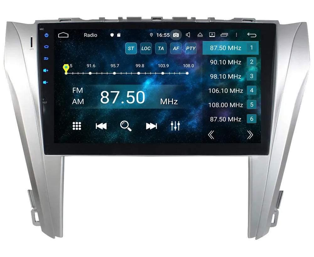 Klyde 10," ips 4G wifi Android 9 Восьмиядерный 4 Гб ОЗУ 64 Гб ПЗУ DSP BT автомобильный DVD мультимедийный плеер стерео для Toyota Camry