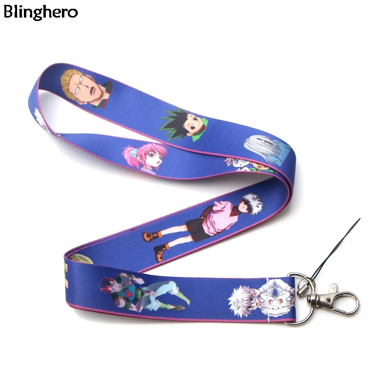 Blinghero Anime Hunter Lanyard For keys Cool Treasure Neck Straps Phone Holder Hang Ropes Kids Accessory BH0204 | Мобильные телефоны