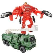 Novo manual transformação figura de ação deformável mini carro robô modelo veículo abs plástico brinquedos educativos menino crianças presente