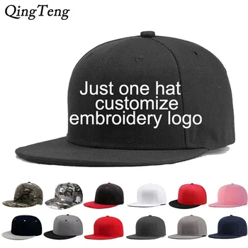 Custom Logo Snapback Cap Team Embroidery Monogram Baseball Caps Personalized Men Women Hip Hop Hats Sorority Hat Novelty Gift 1