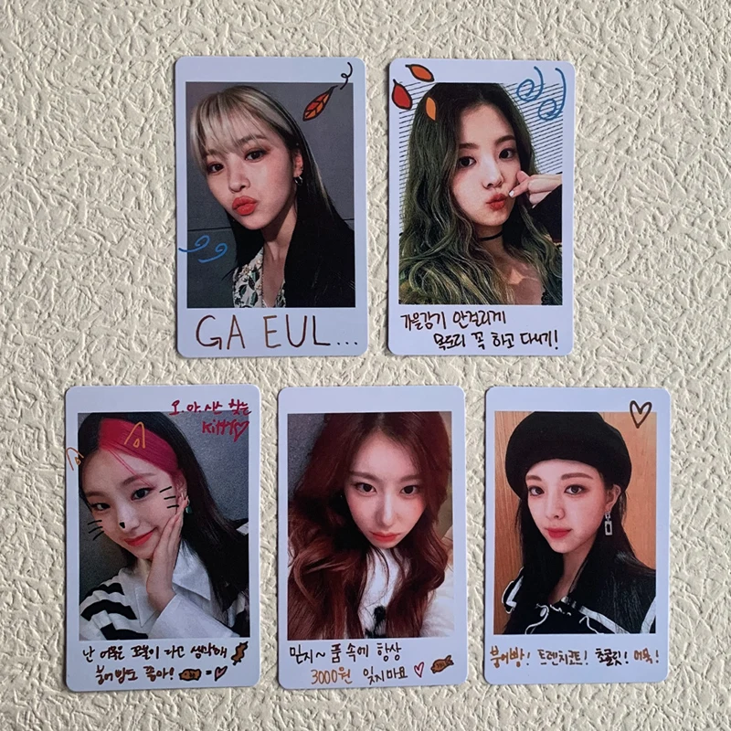yejifs Kpop Blāckpink Lomo Photo Card Ice Cream Collective Cards HD Photocards Good Gifts For Fans Multi-1