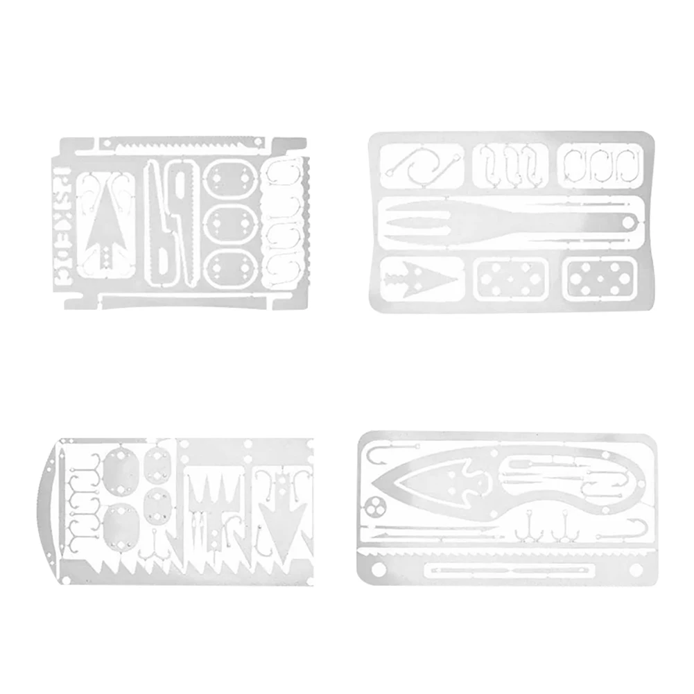 

Outdoor multifunctional fishing hook card fishing card portable fishing hunting tool wild survival tool fishing equipment